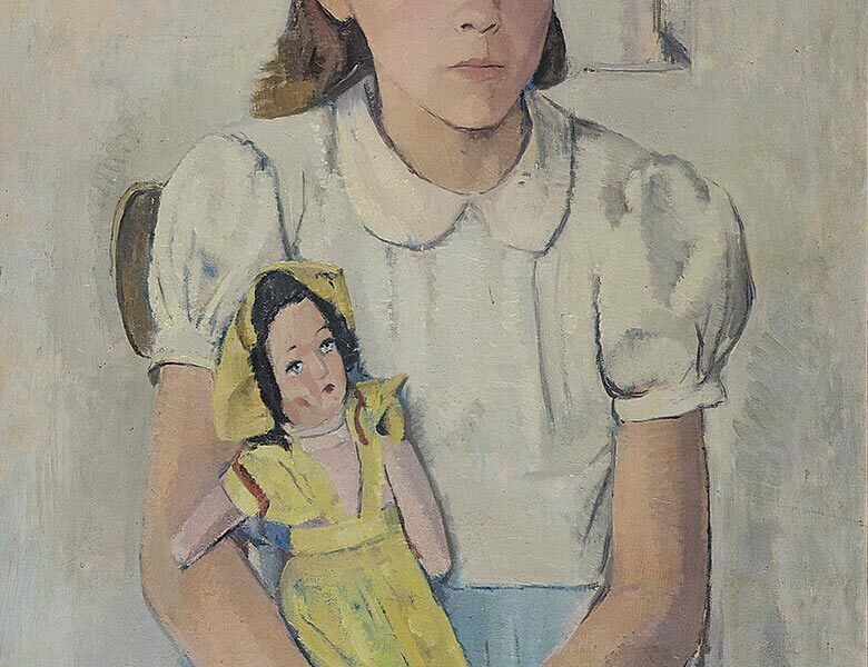 5 Oskar Trepte-Niña con muñeca