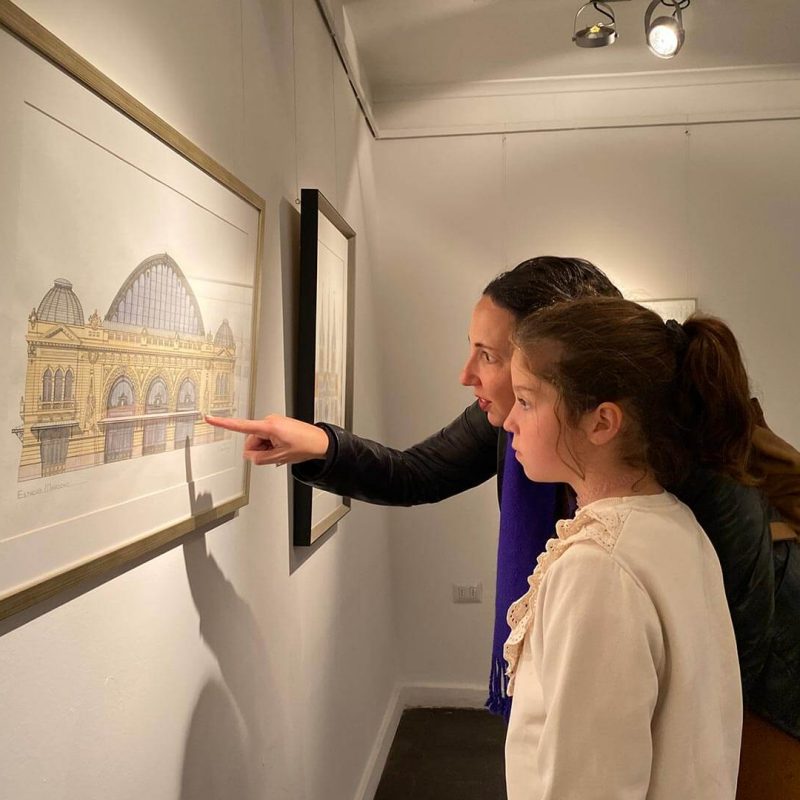 Expo Patrimonio ilustrado, Centro Cultural Las Condes